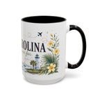 South Carolina State Mug | Botanical Map Accent Cup (11oz 15oz)