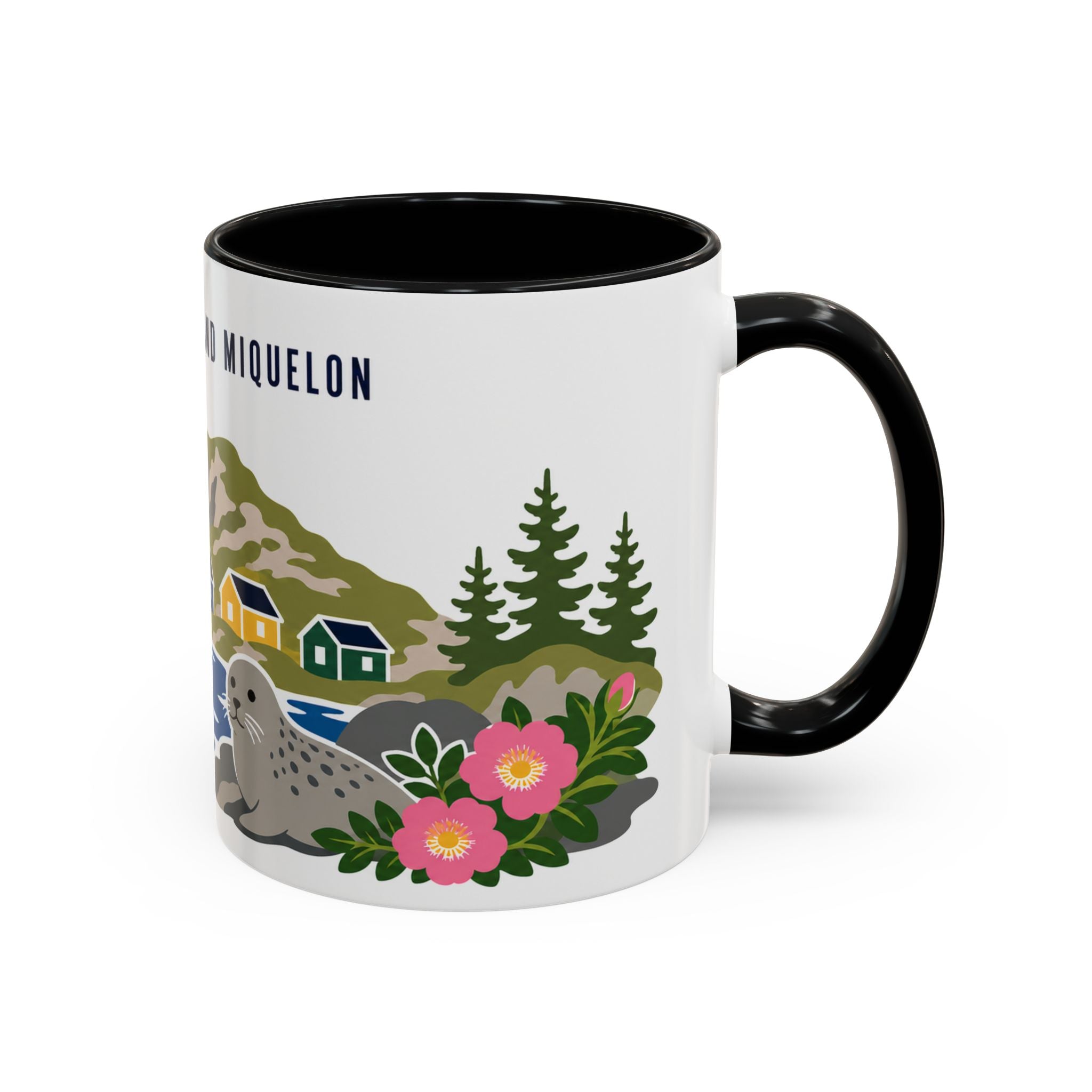 Saint Pierre and Miquelon Coffee Mug | Travel Souvenir Accent Mug | Country Gift Ceramic Cup 11oz 15oz