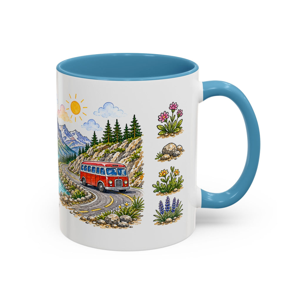 Glacier National Park Mug | US Travel Souvenir Accent Coffee Mug | 11oz 15oz Ceramic Cup