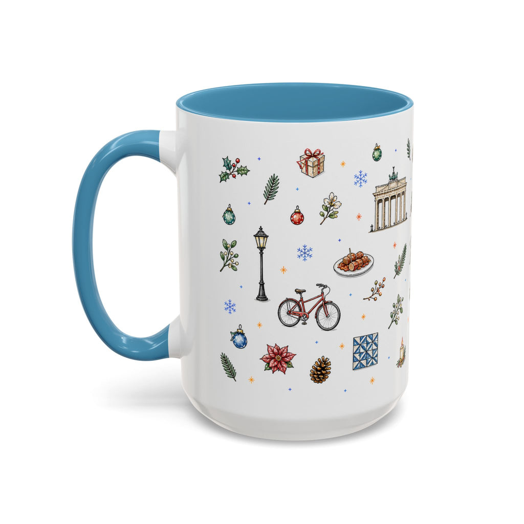 Berlin Christmas Mug | Watercolor City Souvenir, Travel Gift (11oz/15oz)