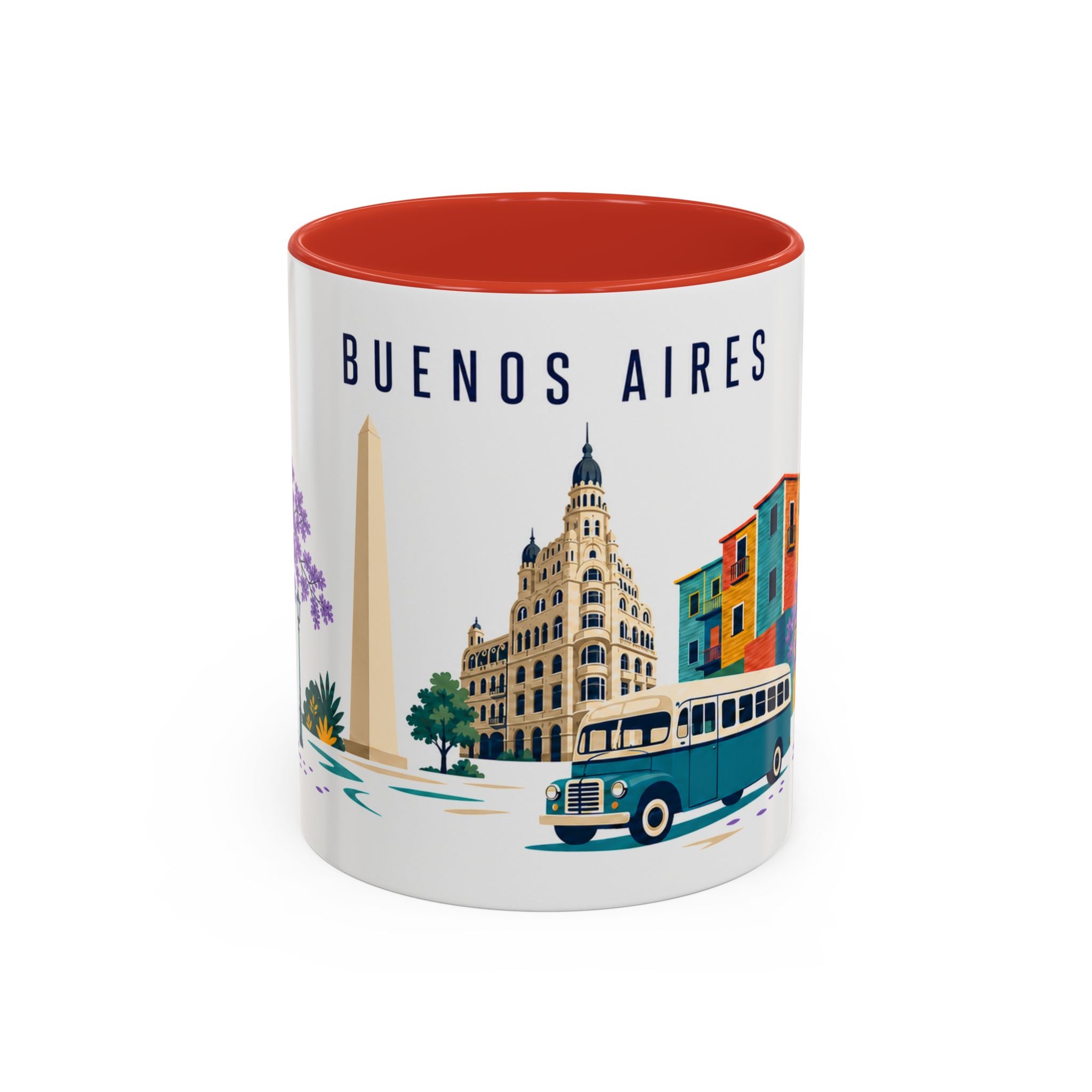 Buenos Aires Coffee Mug | Argentina Travel Souvenir | Porcelain Decal City Gift | 11oz 15oz Accent Mug
