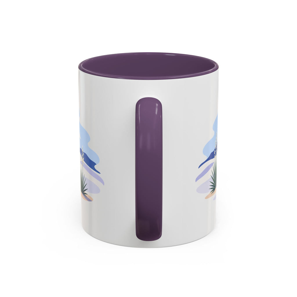 White Sands National Park Coffee Mug | Solid Color Block Park Souvenir | 11oz 15oz Accent Mug