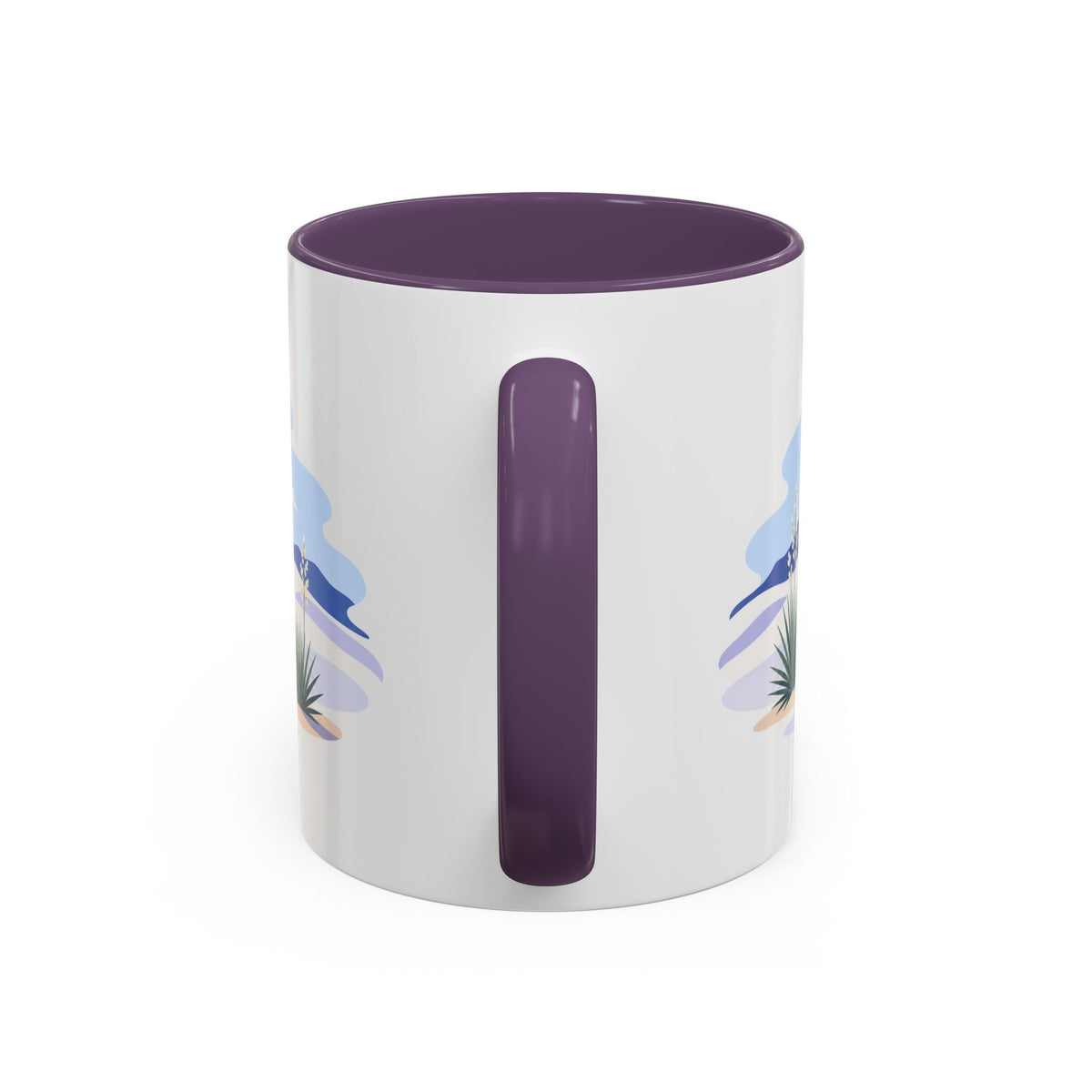 White Sands National Park Coffee Mug | Solid Color Block Park Souvenir | 11oz 15oz Accent Mug