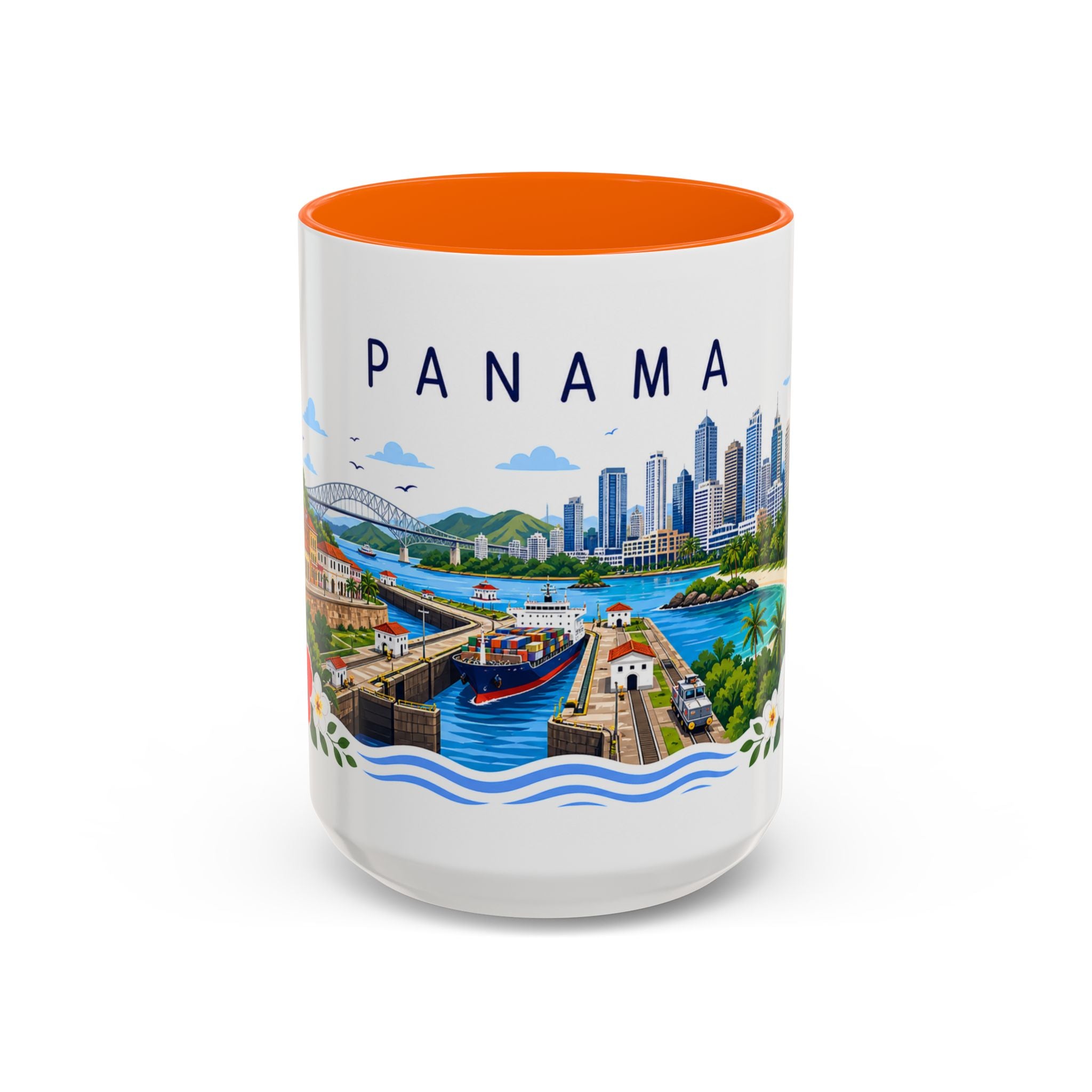 Panama Coffee Mug | Travel Souvenir Accent Mug | Place Gift Ceramic Cup 11oz 15oz