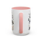 America the Beautiful Coffee Mug | Patriotic USA Gift | Accent Color Ceramic 11oz 15oz