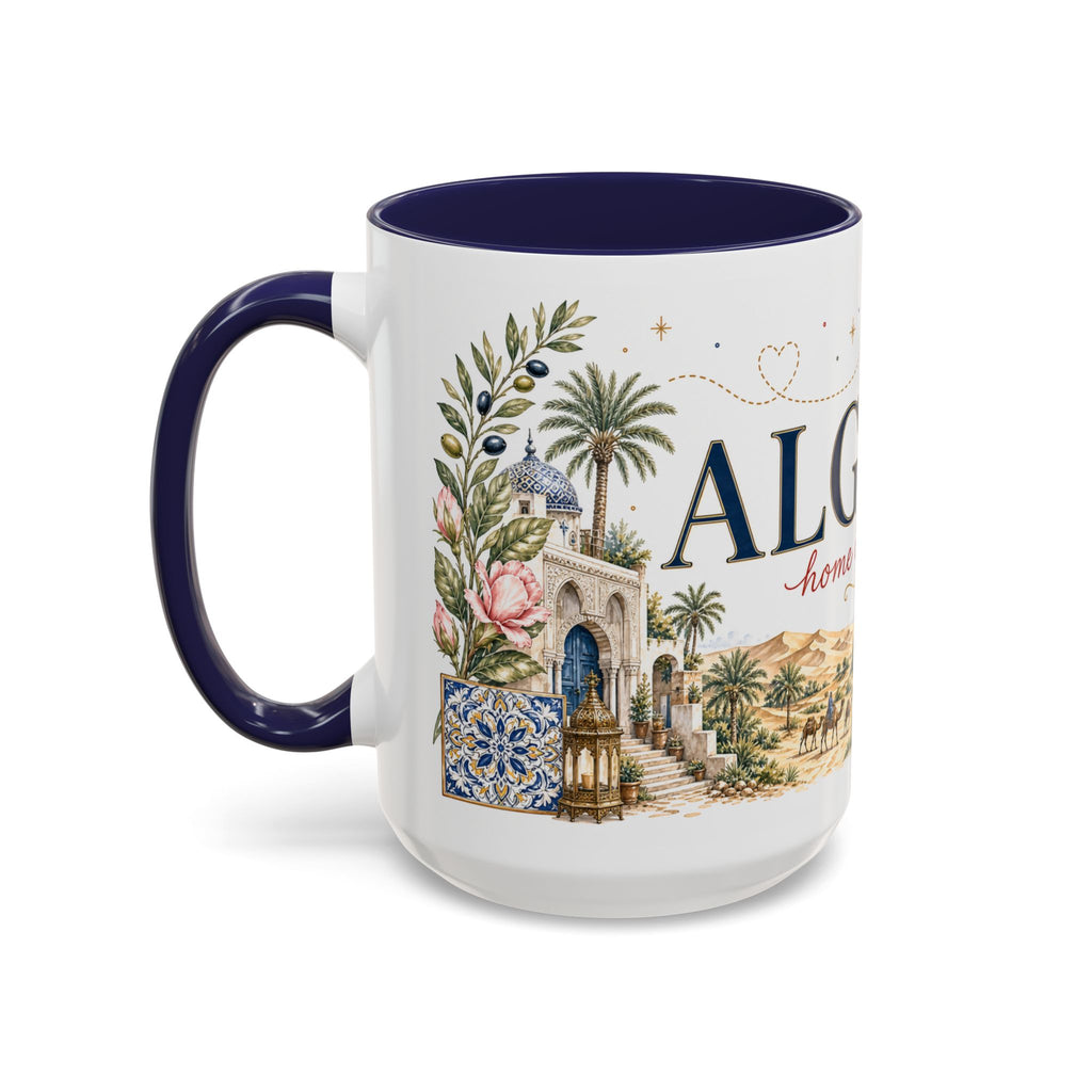 Algeria Home Country Mug | Moving Away Gift | Long Distance Friendship | 11 oz 15 oz Accent Mug