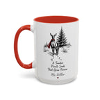 Personalized Deer Teacher Mug | You're Deer to My Heart | Custom Name Teacher Gift | 11oz 15oz