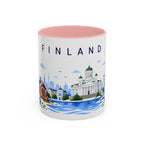 Finland Coffee Mug | Travel Souvenir Accent Mug | Place Gift Ceramic Cup 11oz 15oz