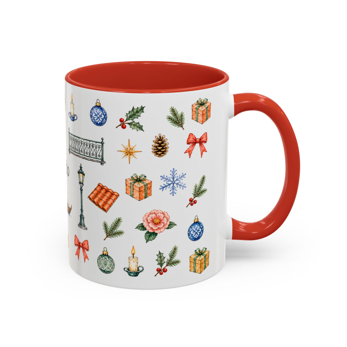 Porto Christmas Mug | Watercolor City Souvenir, Travel Gift (11oz/15oz)