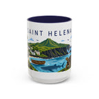 Saint Helena Coffee Mug | Travel Souvenir Accent Mug | Country Gift Ceramic Cup 11oz 15oz