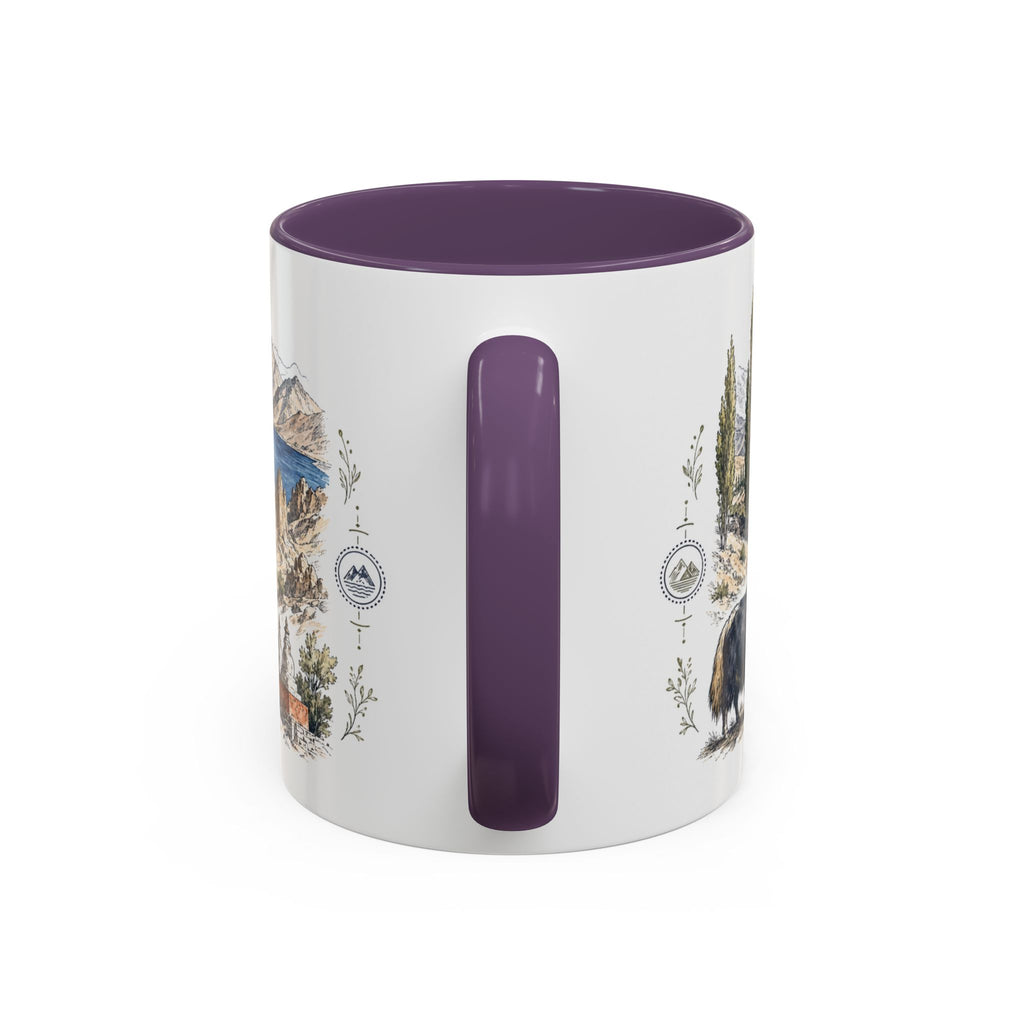 Ladakh Mug, India Travel Souvenir, Bucket List Gift, Accent Ceramic Coffee Mug 11oz 15oz