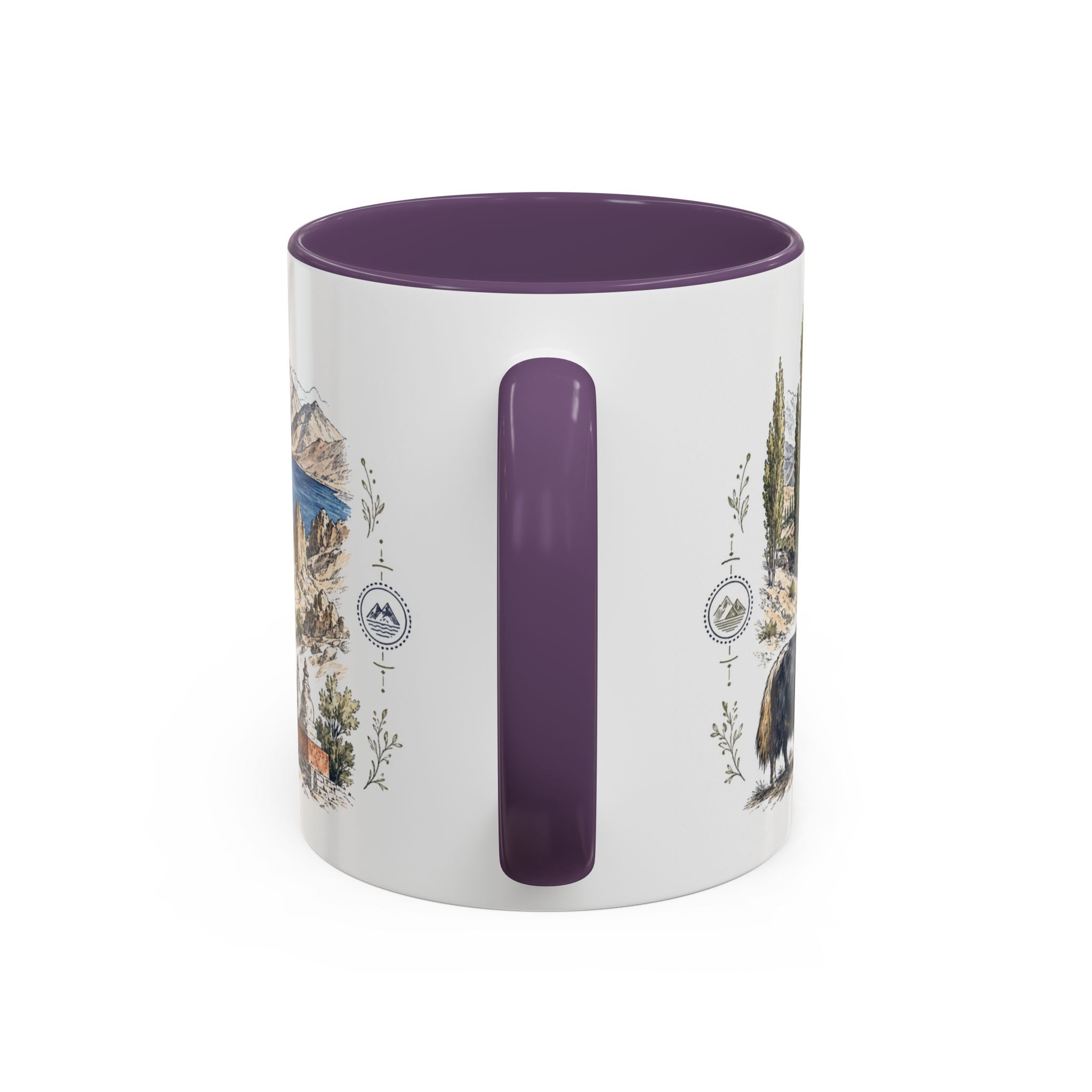 Ladakh Mug, India Travel Souvenir, Bucket List Gift, Accent Ceramic Coffee Mug 11oz 15oz