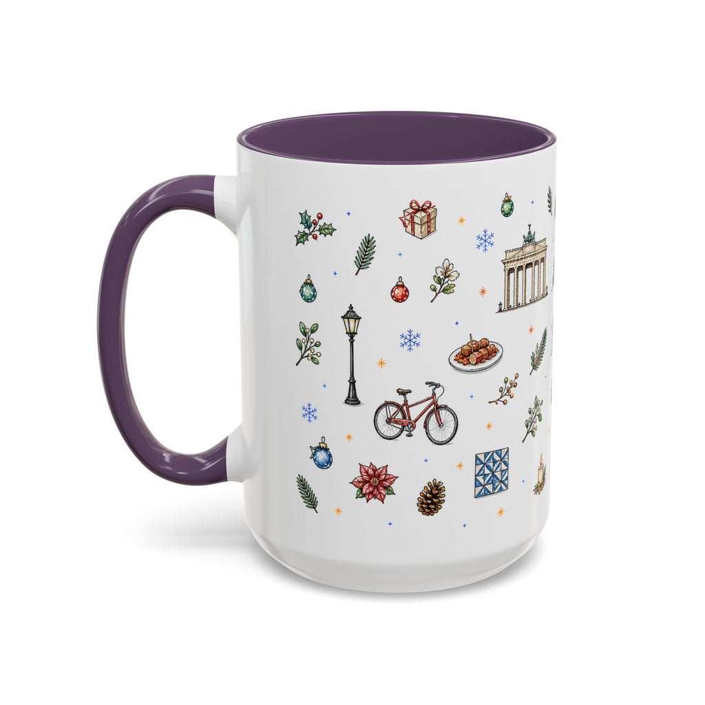Berlin Christmas Mug | Watercolor City Souvenir, Travel Gift (11oz/15oz)