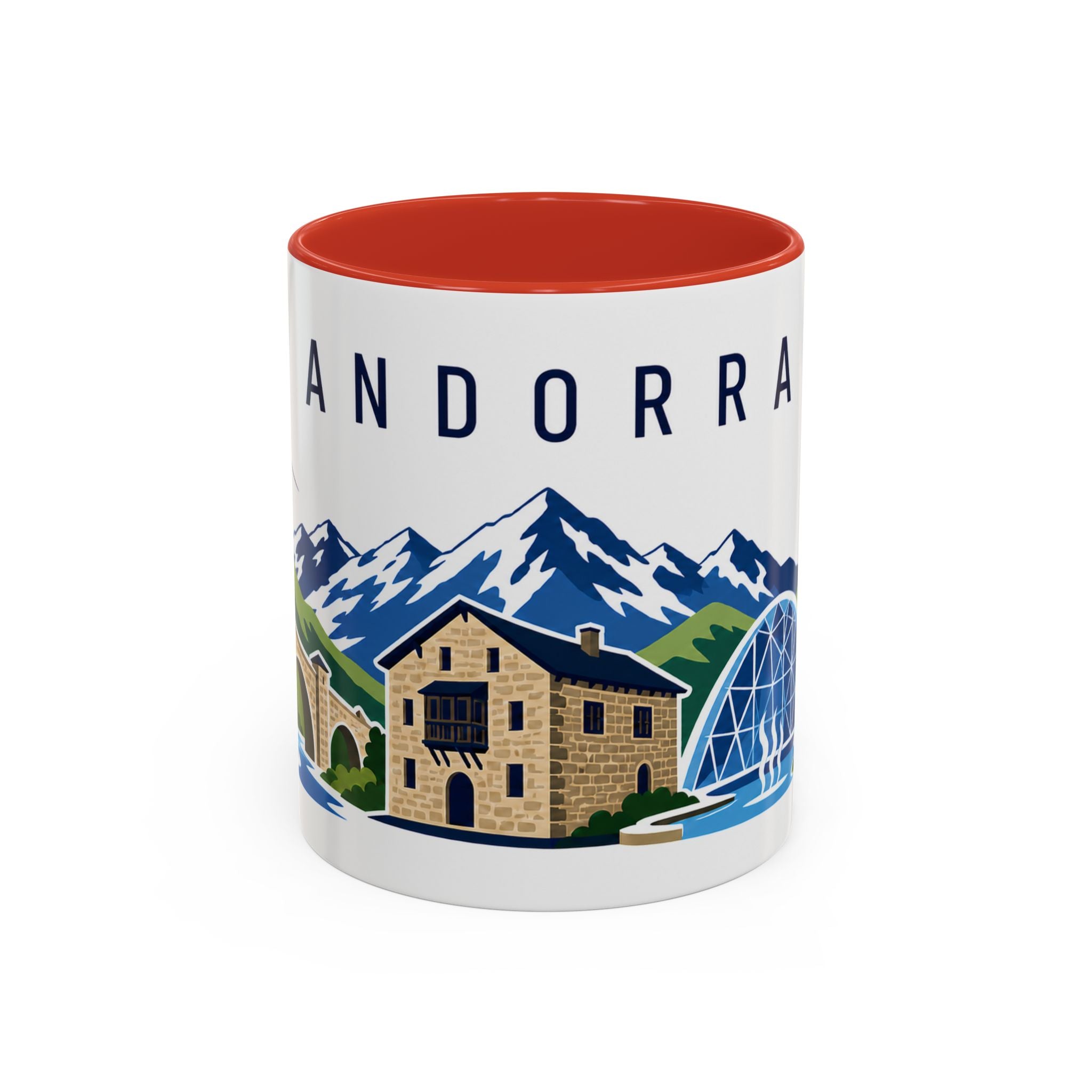 Andorra Coffee Mug | Travel Souvenir Accent Mug | Country Gift Ceramic Cup 11oz 15oz