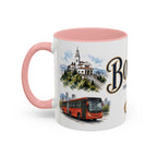 Bogota Coffee Mug | Colombia Travel Souvenir | Vintage Illustrated City Gift | 11 oz 15 oz Accent Mug