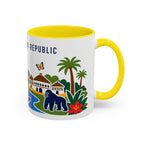 Central African Republic Coffee Mug | Travel Souvenir Accent Mug | Country Gift Ceramic Cup 11oz 15oz