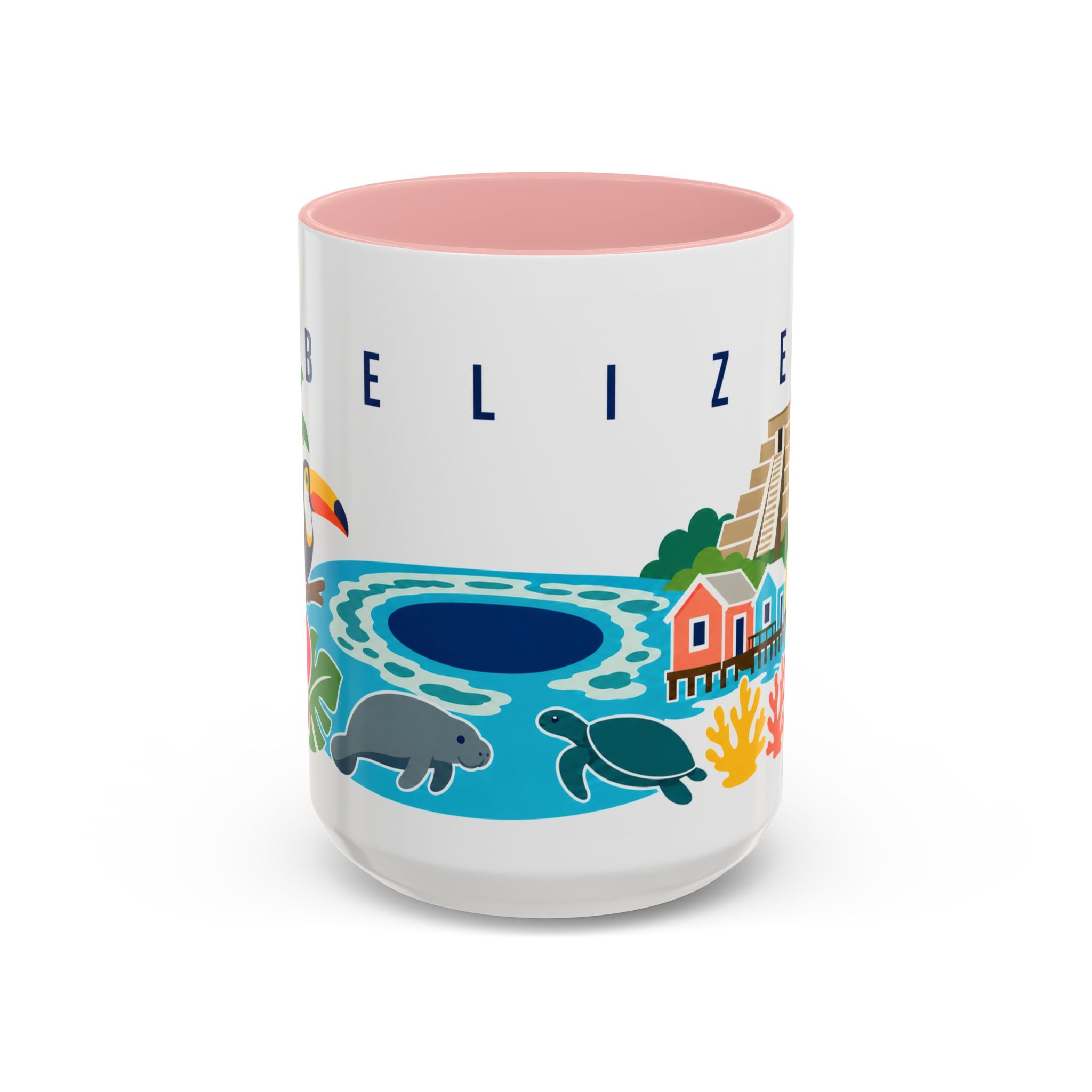 Belize Coffee Mug | Travel Souvenir Accent Mug | Country Gift Ceramic Cup 11oz 15oz