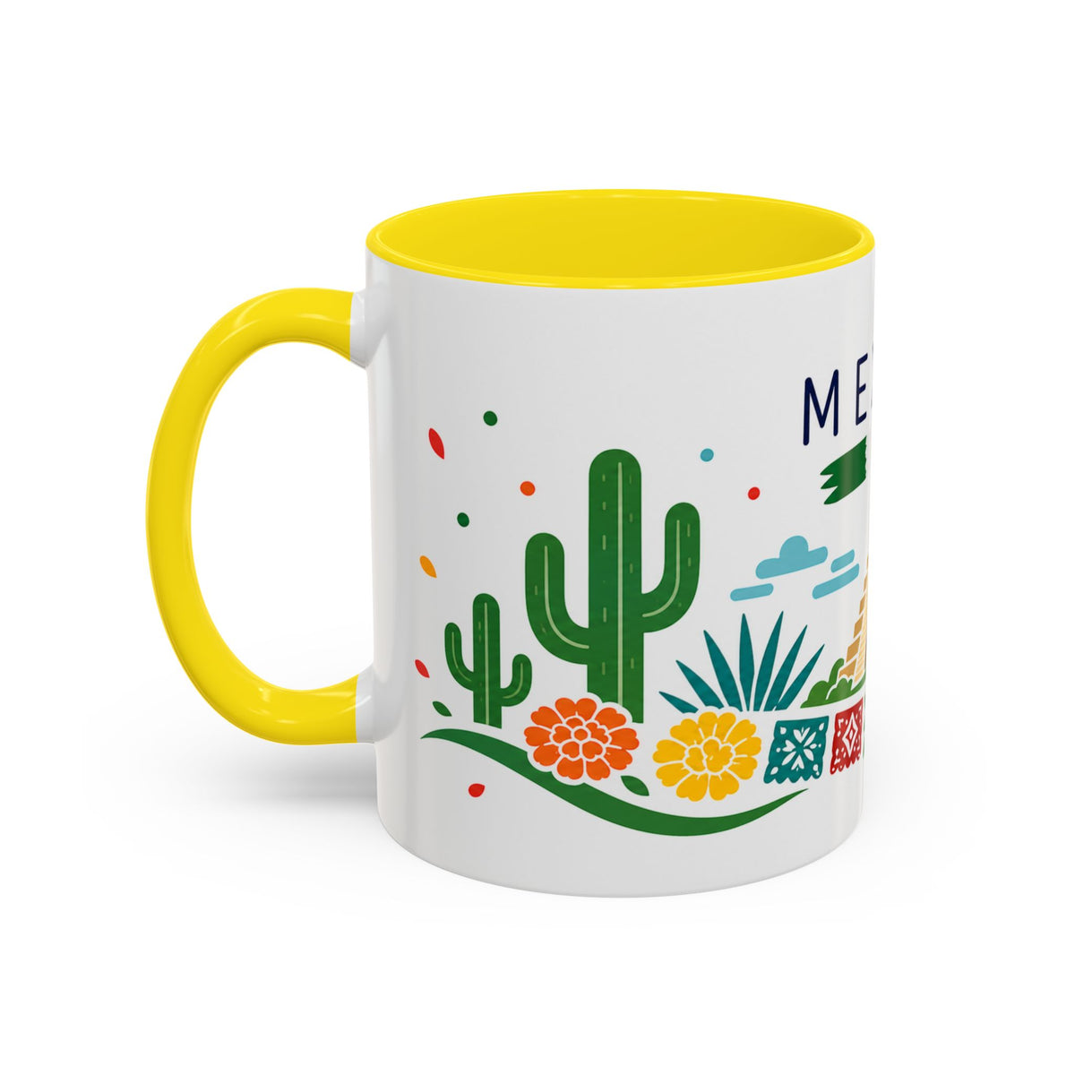Mexico Coffee Mug | Travel Souvenir Accent Mug | Country Gift Ceramic Cup 11oz 15oz