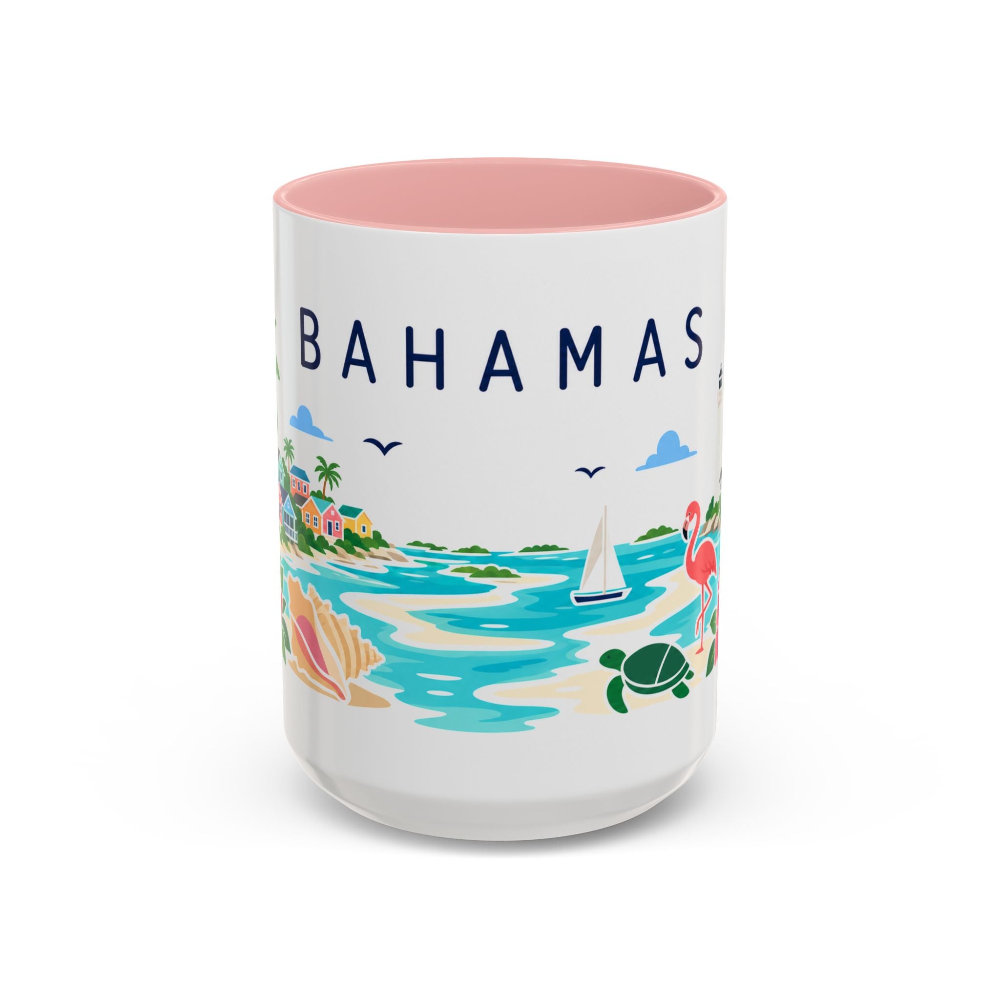 Bahamas Coffee Mug | Travel Souvenir Accent Mug | Country Gift Ceramic Cup 11oz 15oz
