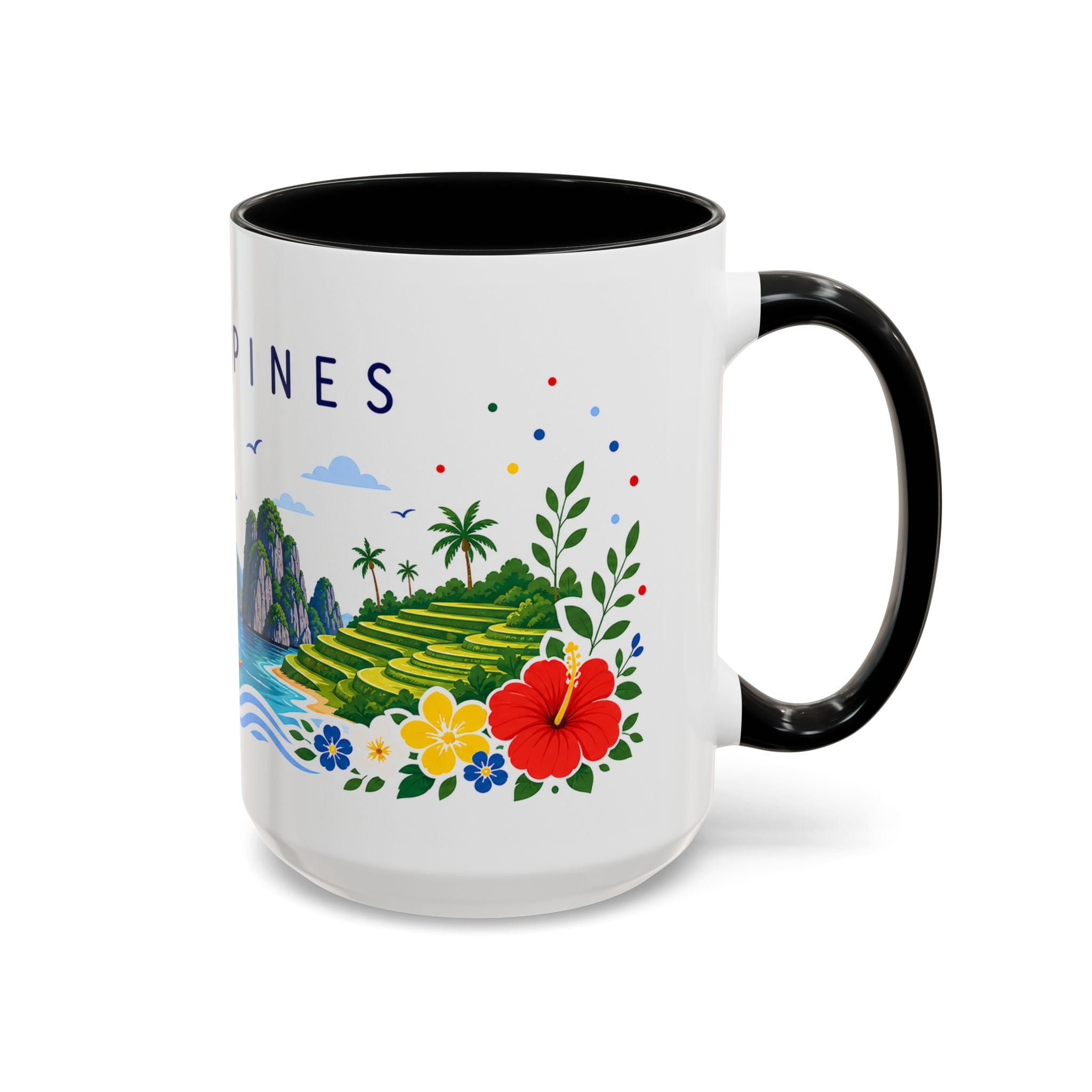 Philippines Coffee Mug | Travel Souvenir Accent Mug | Place Gift Ceramic Cup 11oz 15oz