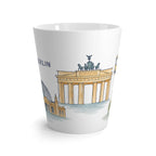 Berlin Latte Mug | Watercolor City Travel Mug | 12 oz Ceramic Souvenir Gift