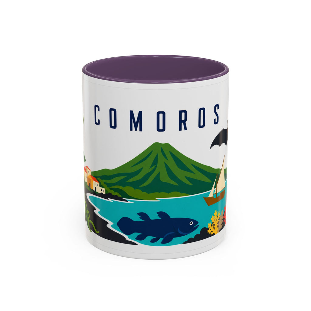Comoros Coffee Mug | Travel Souvenir Accent Mug | Country Gift Ceramic Cup 11oz 15oz