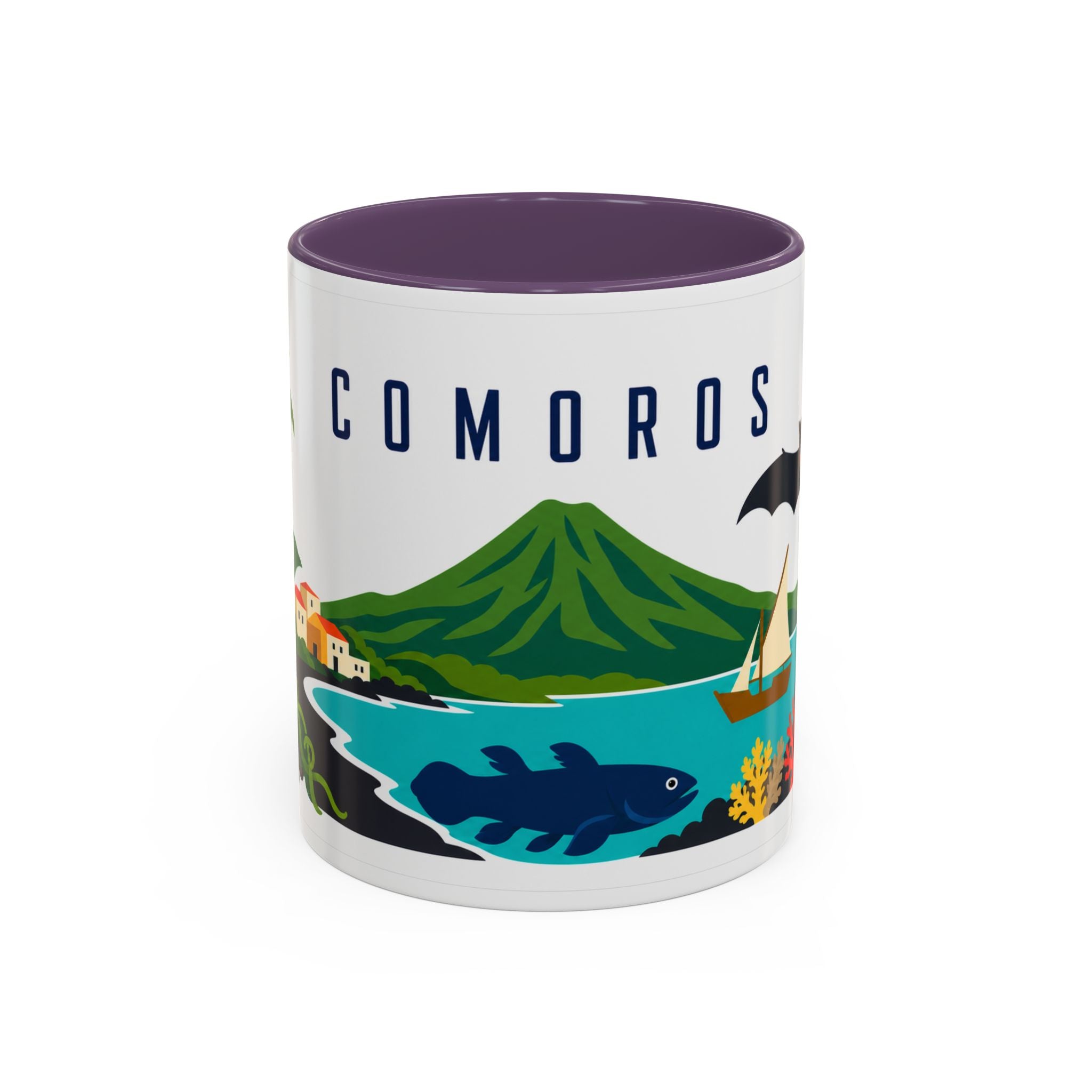 Comoros Coffee Mug | Travel Souvenir Accent Mug | Country Gift Ceramic Cup 11oz 15oz
