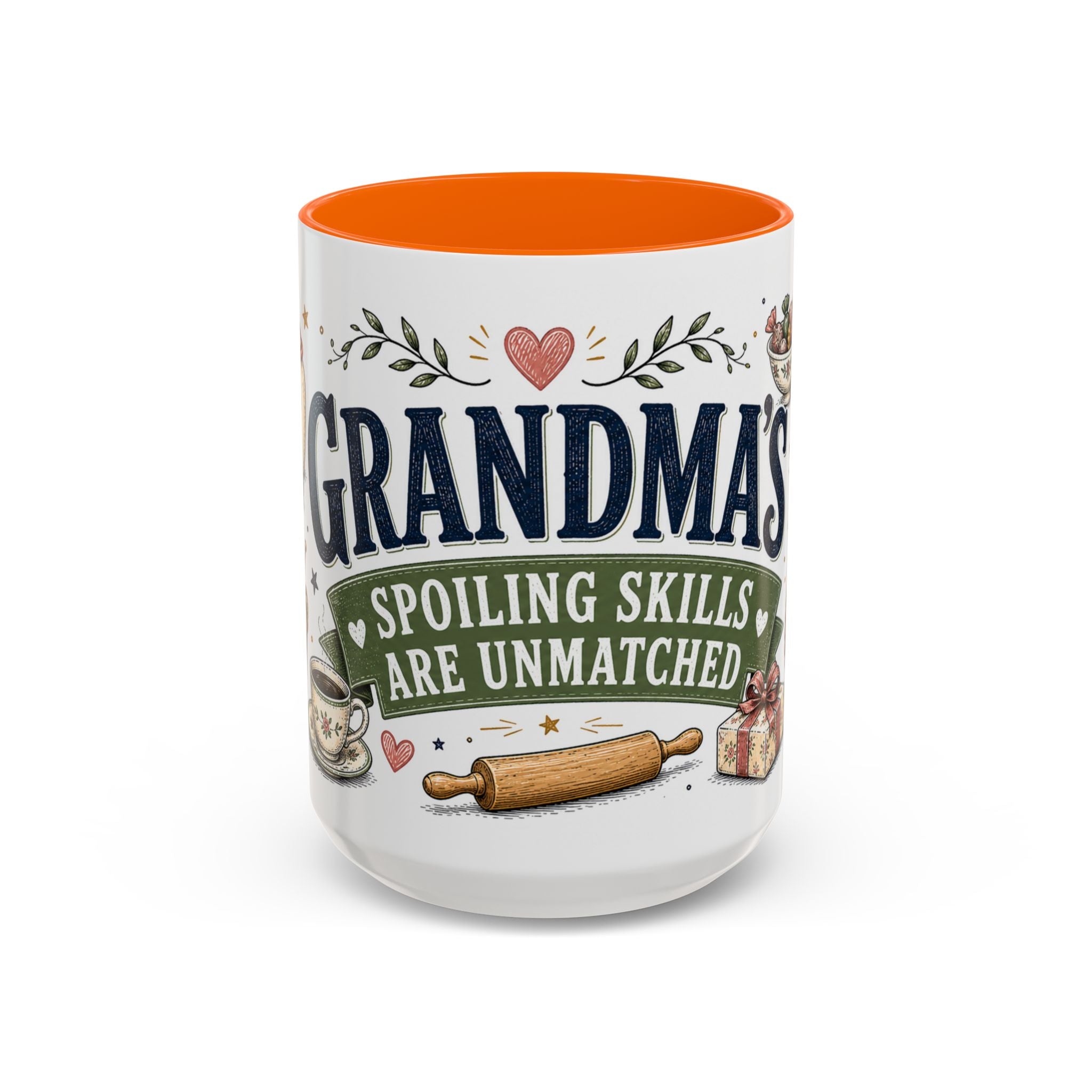 Grandma's Spoiling Skills Are Unmatched Coffee Mug | Funny Gift From Grandkids | Accent Ceramic 11oz 15oz