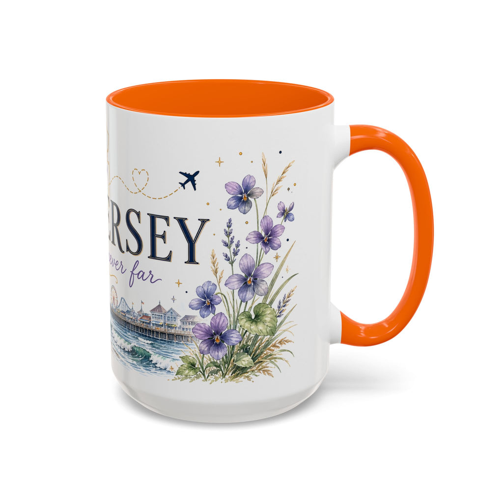New Jersey Home State Mug | Moving Away Gift | Long Distance Friendship Coffee Cup | 11oz 15oz Accent Mug