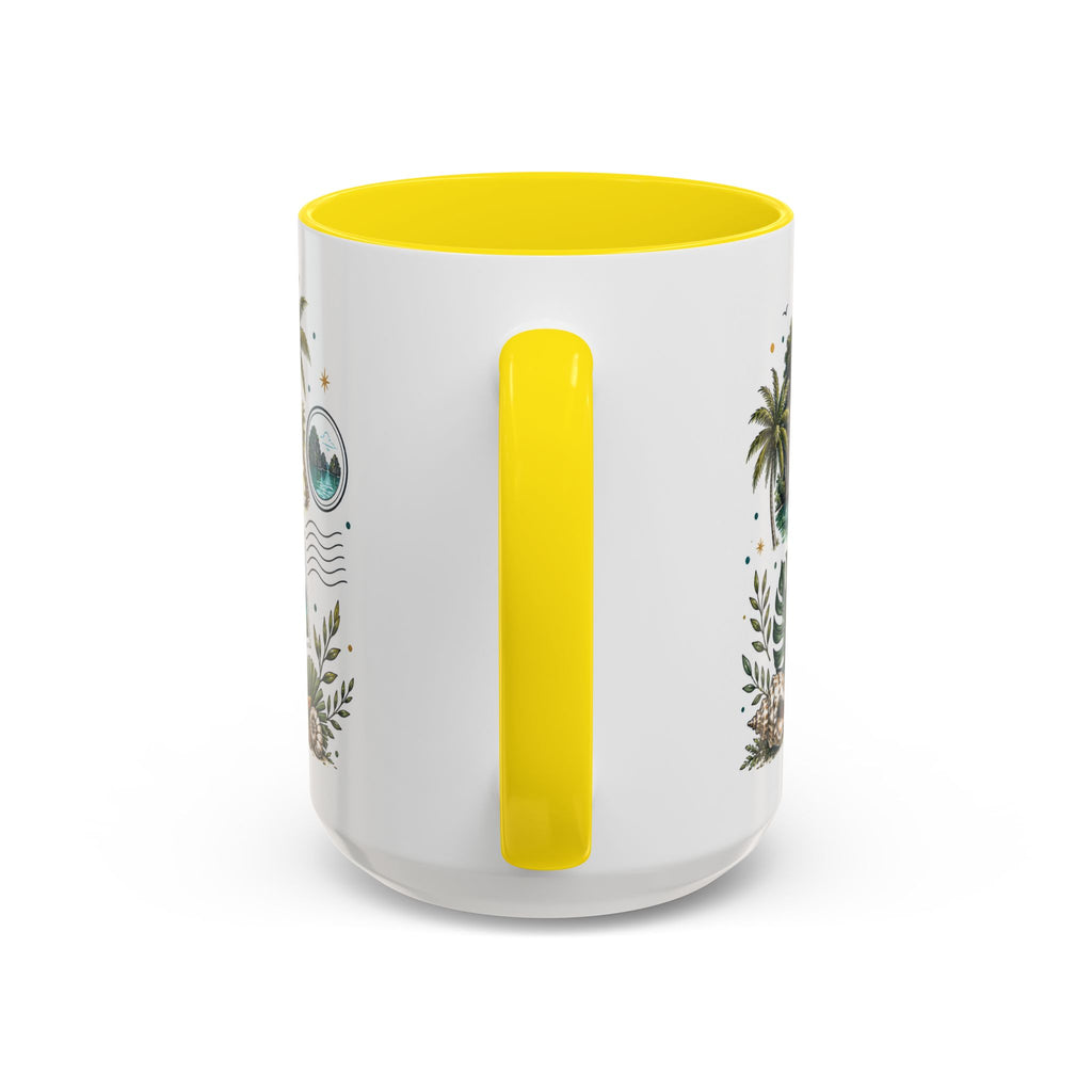 Palawan Coffee Mug | Travel Destination Souvenir Gift | Accent Color Ceramic 11oz 15oz