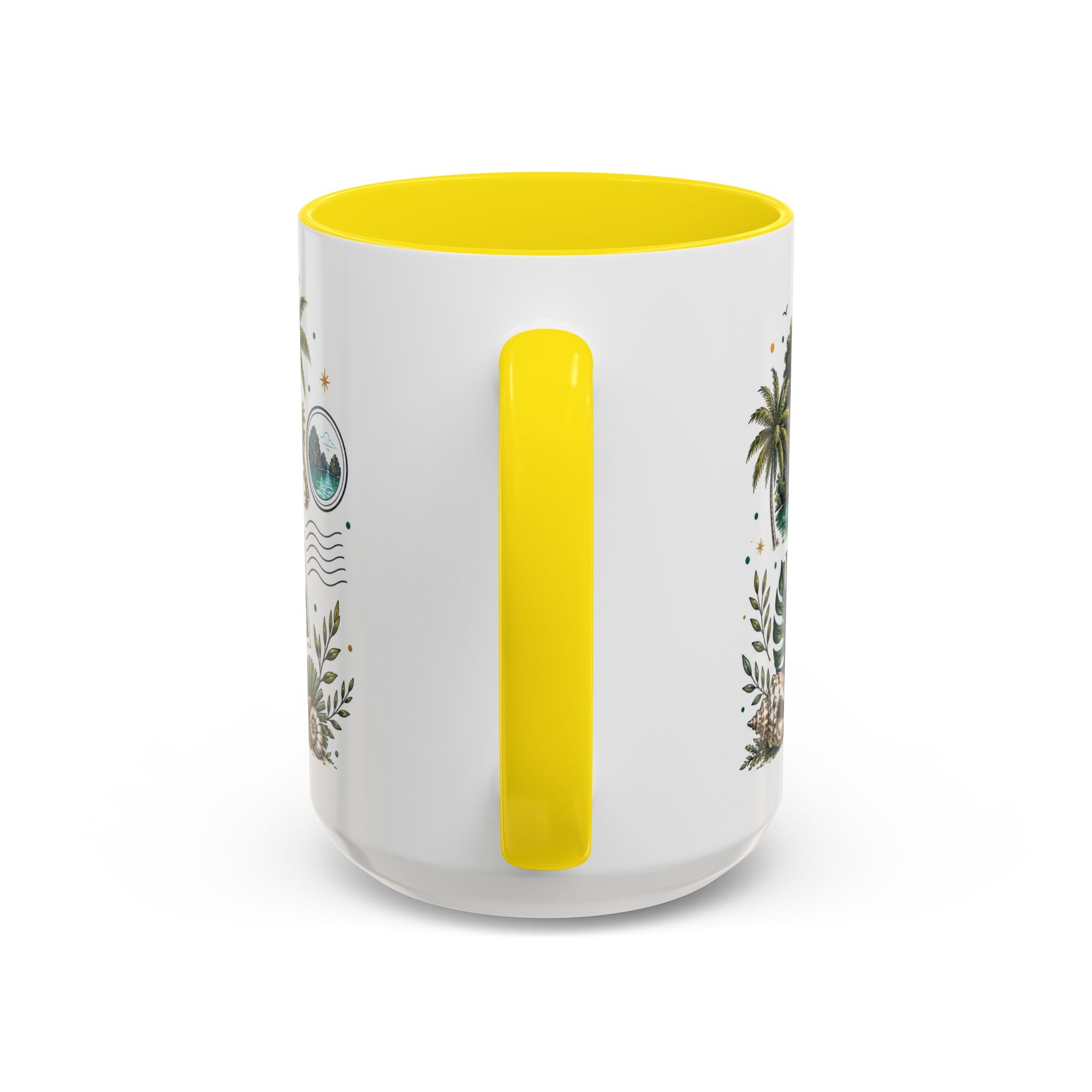 Palawan Coffee Mug | Travel Destination Souvenir Gift | Accent Color Ceramic 11oz 15oz