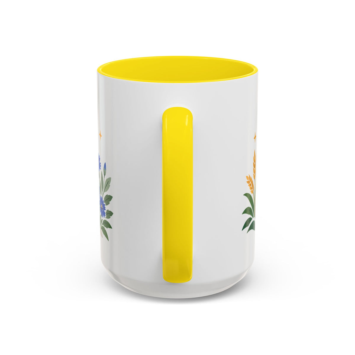 Virgo Zodiac Coffee Mug | Maiden and Wheat Design | Astrology Birthday Gift | 11 oz 15 oz Ceramic Accent Mug