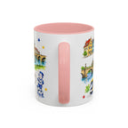 Dresden Illustrated Travel Mug | City Souvenir Accent Coffee Mug | 11oz 15oz Ceramic Cup