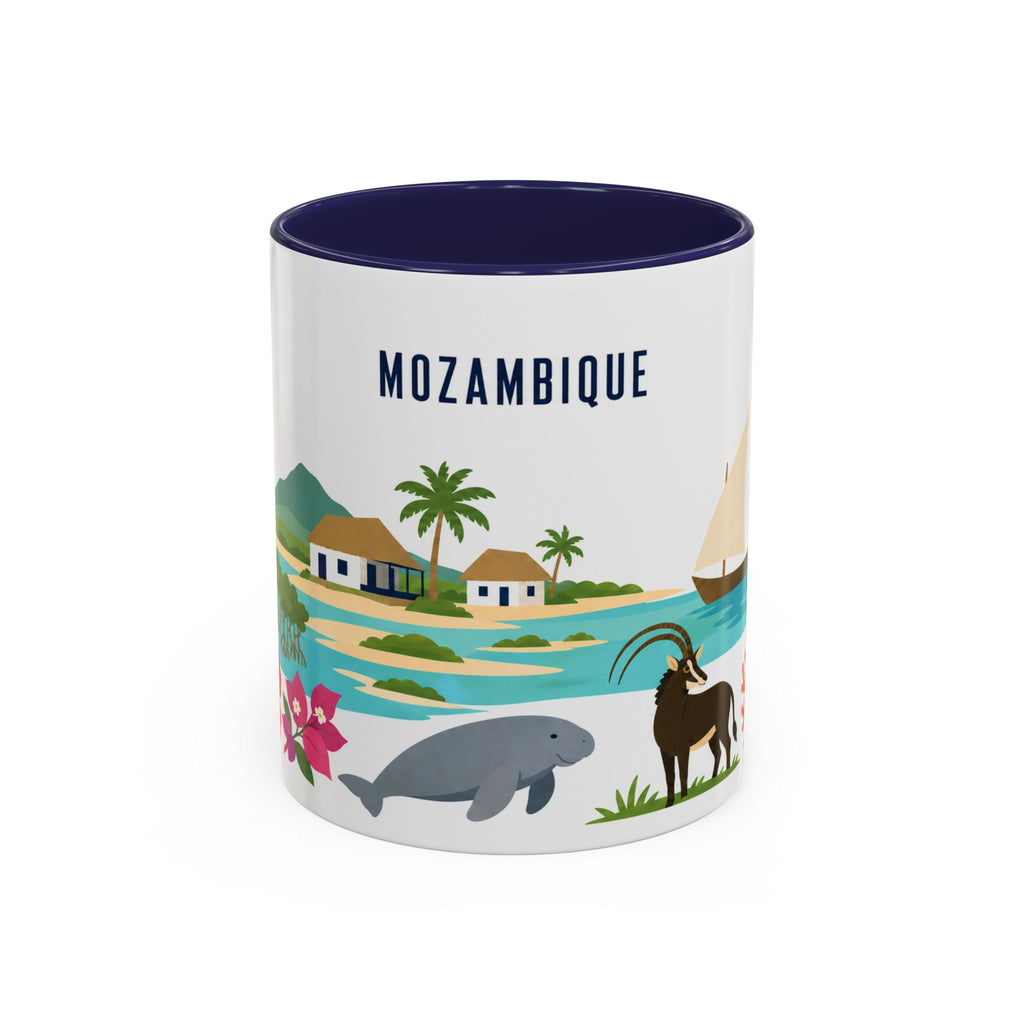 Mozambique Home Country Mug | Moving Away Gift | Long Distance Friendship | 11 oz 15 oz Accent Mug