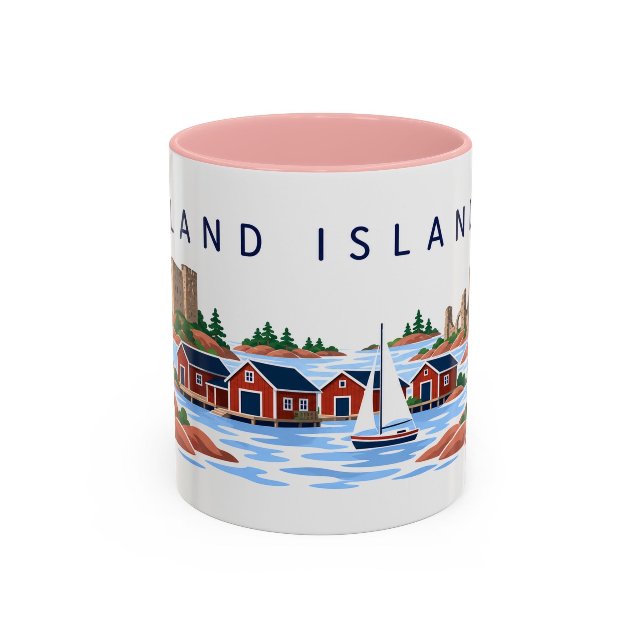 Åland Islands Coffee Mug | Travel Souvenir Accent Mug | Country Gift Ceramic Cup 11oz 15oz