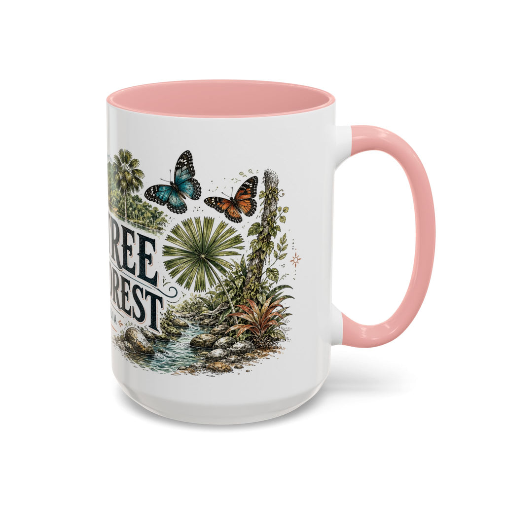 Daintree Rainforest Mug, Australia Travel Souvenir, Bucket List Gift, Accent Ceramic Coffee Mug 11oz 15oz