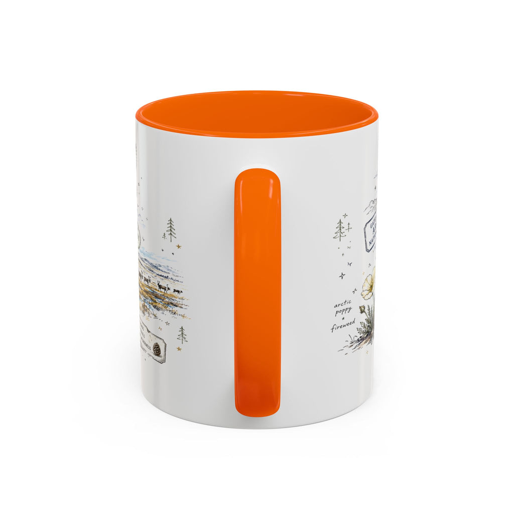 Gates of the Arctic National Park Coffee Mug | Alaska Arctic Wilderness Gift | Accent Color Ceramic 11oz 15oz