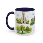 Tulsa Illustrated Travel Mug | City Souvenir Accent Coffee Mug | 11oz 15oz Ceramic Cup