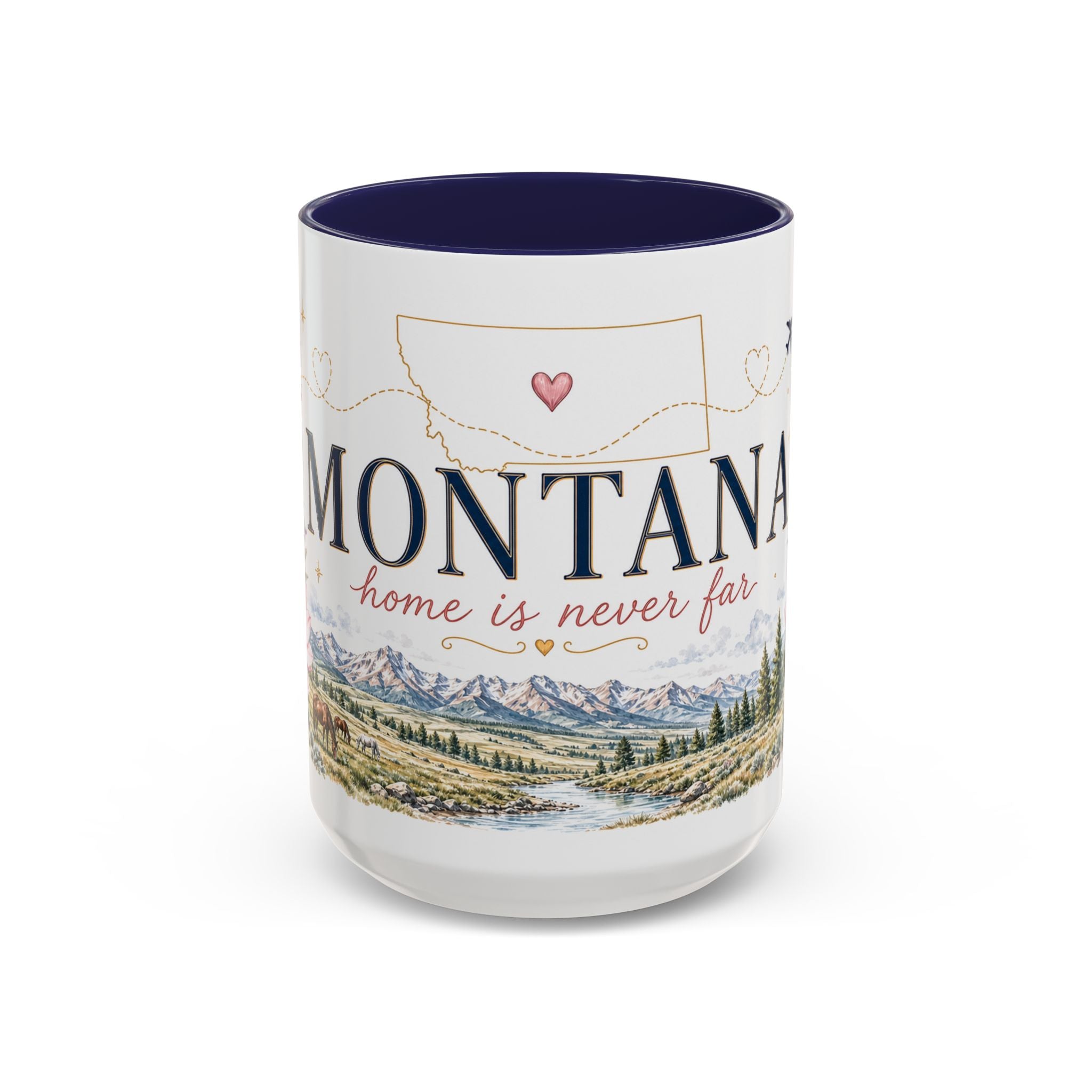 Montana Home State Mug | Moving Away, Long Distance Friendship Gift (11oz 15oz)