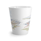 Hawaiʻi Volcanoes National Park Latte Mug | Pastel Watercolor Nature Coffee Cup | 12 oz Travel Souvenir Gift