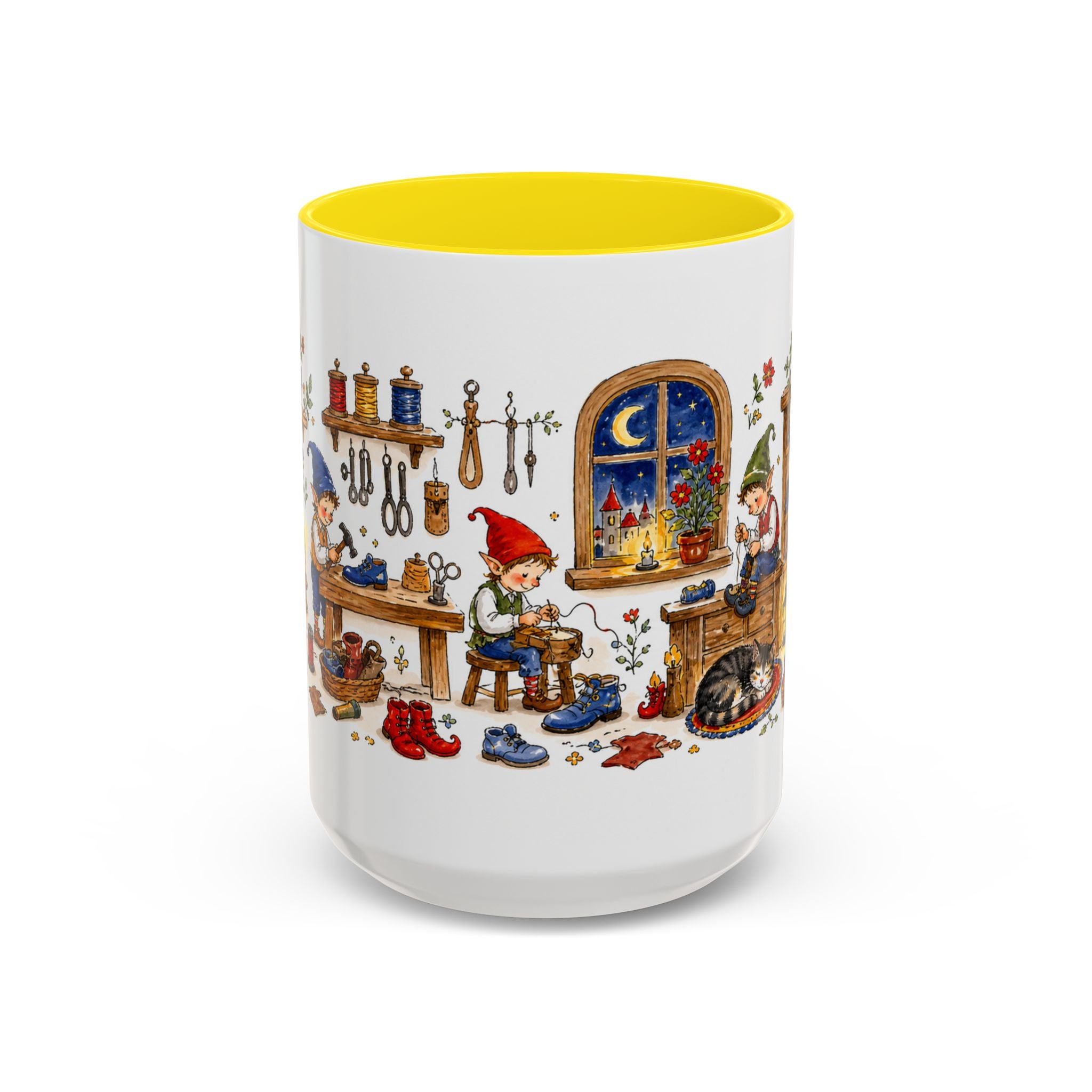 Elves and the Shoemaker Mug | Storybook Accent Coffee Mug | EveryLegend