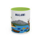 Malawi Coffee Mug | Travel Souvenir Accent Mug | Country Gift Ceramic Cup 11oz 15oz