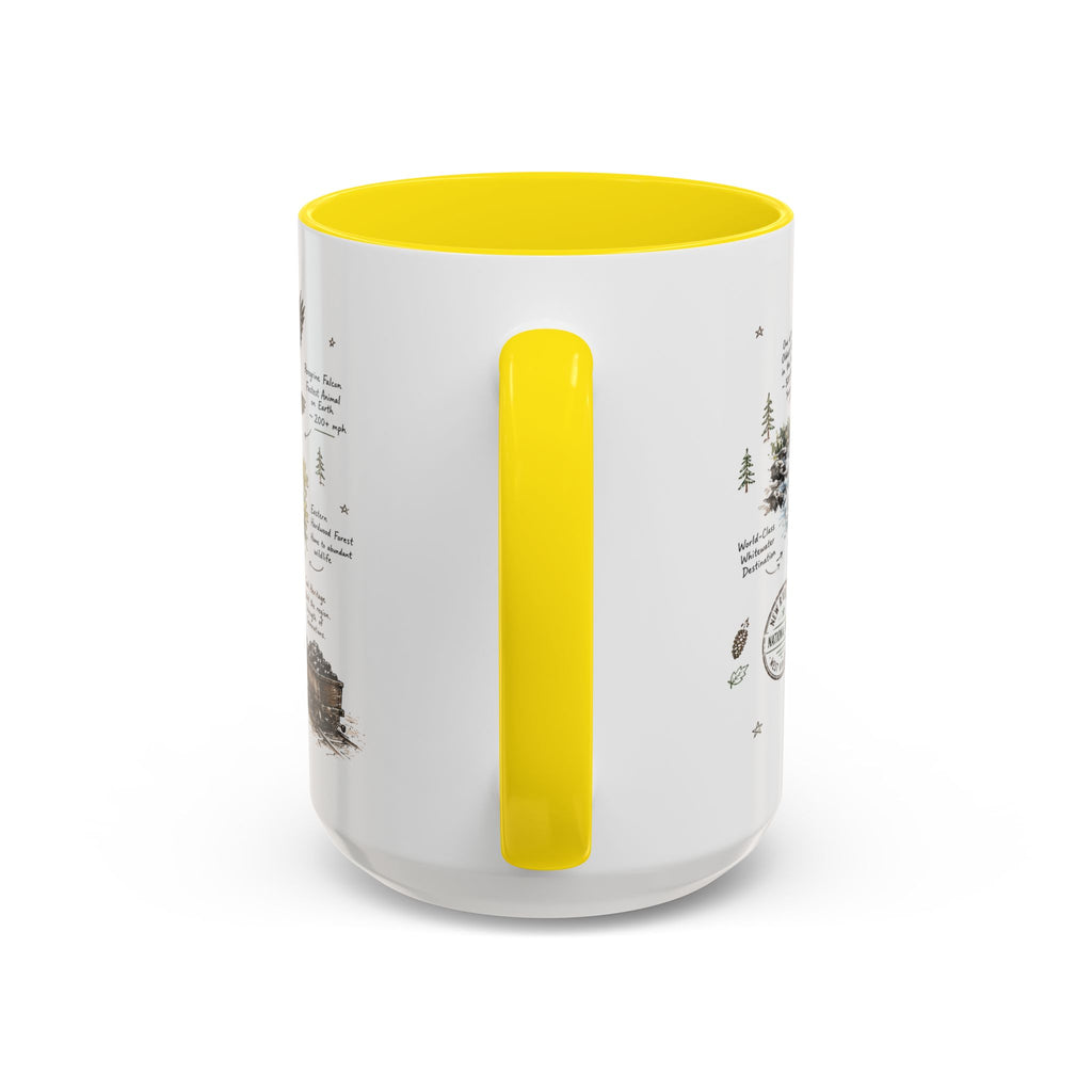 New River Gorge National Park Coffee Mug | West Virginia River Canyon Climbing Gift | Accent Color Ceramic 11oz 15oz