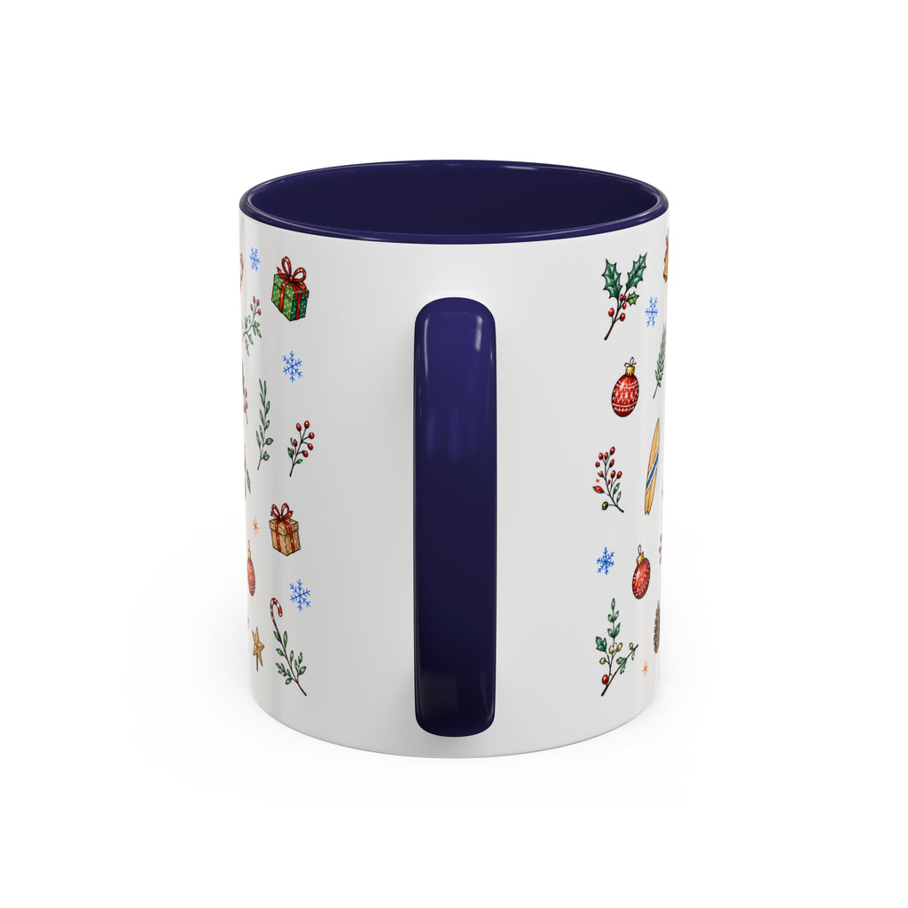 San Diego Christmas Mug | Watercolor City Souvenir, Holiday Travel Gift (11oz/15oz)