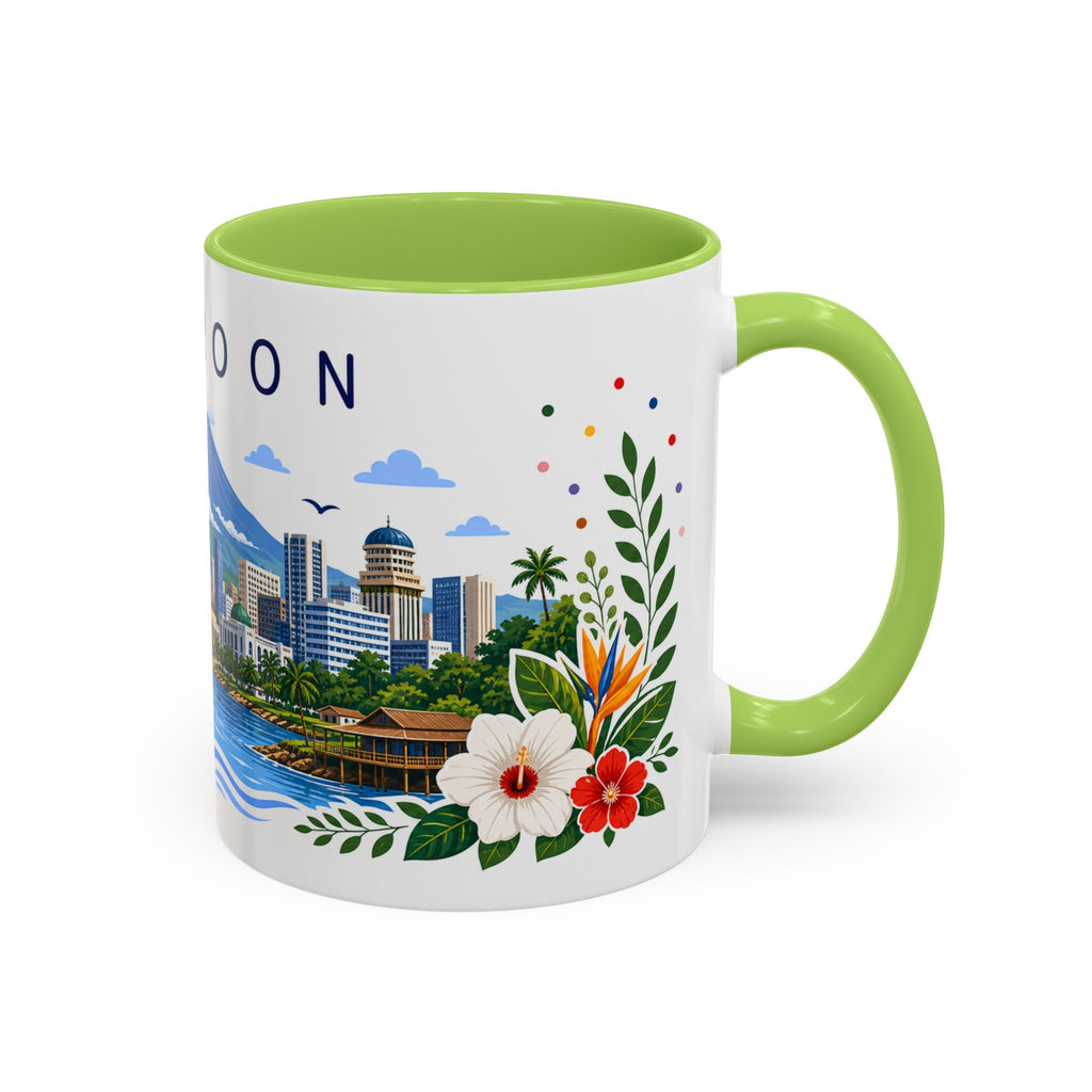 Cameroon Coffee Mug | Travel Souvenir Accent Mug | Place Gift Ceramic Cup 11oz 15oz