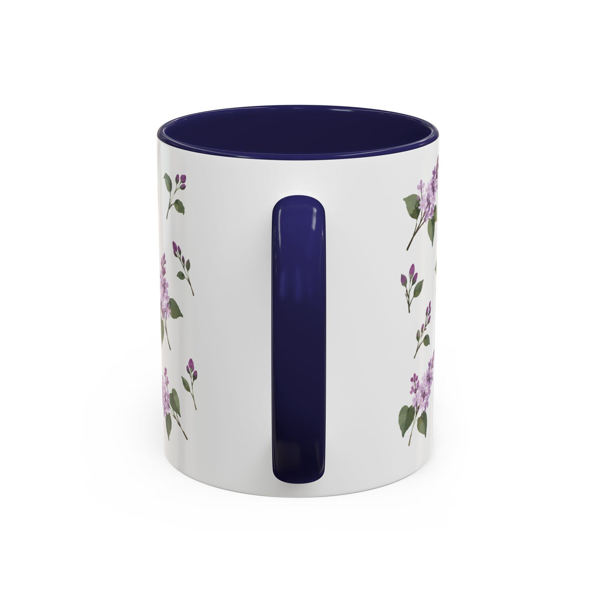 New Hampshire Purple Lilac Mug, State Flower Floral Coffee Cup, 11oz Botanical Gift