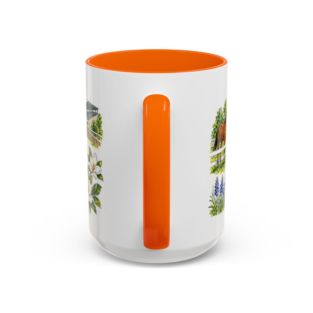 Lexington Illustrated Travel Mug | City Souvenir Accent Coffee Mug | 11oz 15oz Ceramic Cup