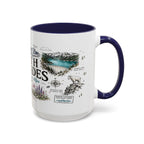 North Cascades National Park Coffee Mug | Washington Alpine Glacier Hiking Gift | Accent Color Ceramic 11oz 15oz