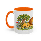 The Lion and the Mouse Mug | Storybook Fairy Tale Accent Coffee Mug | EveryLegend