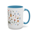 Madrid Christmas Mug | Watercolor City Souvenir, Travel Memories, Ceramic Coffee Cup